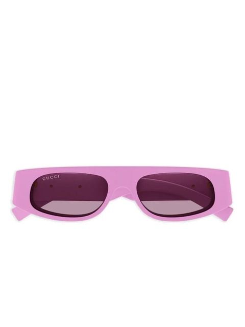 Gucci Eyewear rectangle-frame sunglasses - Pink - zdjęcie produktu nr 1