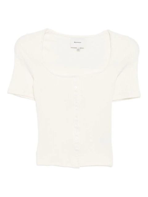 Reformation Kaiden top - Neutrals - zdjęcie produktu nr 1