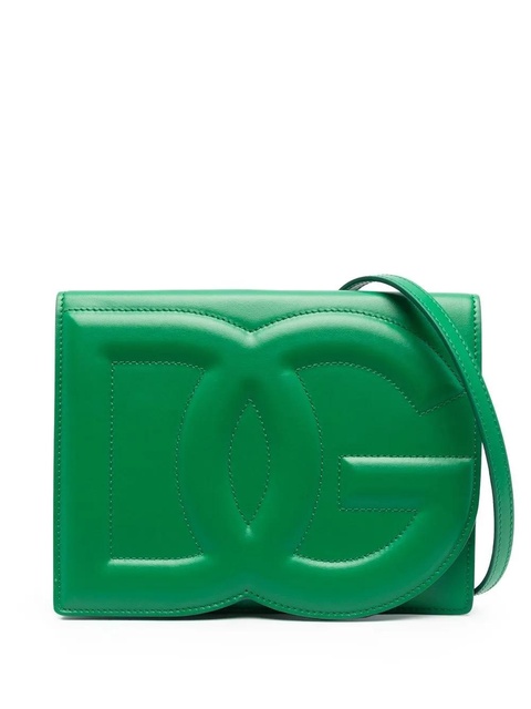 Dolce & Gabbana DG Logo leather cross body bag - Green - zdjęcie produktu nr 1