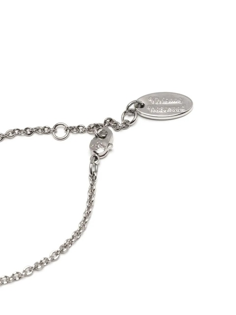 Vivienne Westwood Balbina logo-charm bracelet - Silver - zdjęcie produktu nr 2