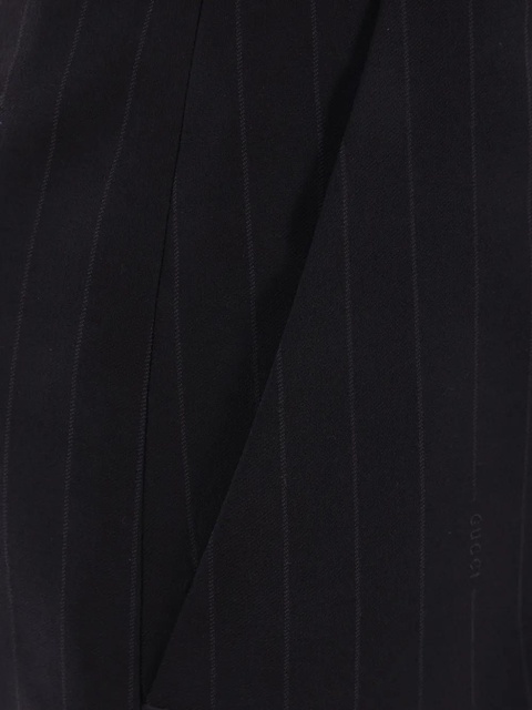 Gucci pinstripe wool jacquard trousers - Black - zdjęcie produktu nr 2