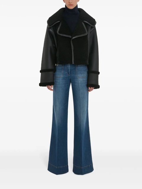 Victoria Beckham leather jacket - Black - zdjęcie produktu nr 2