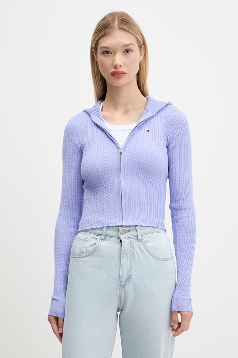 Tommy Jeans kardigan damski lekki DW0DW21673 - zdjęcie produktu nr 1