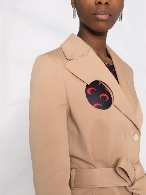 Off-White Meteor belted trench coat - Neutrals - zdjęcie produktu nr 2