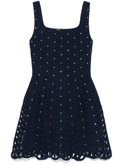Maje crochet mini dress - Blue - zdjęcie produktu nr 1