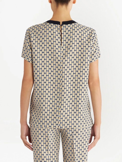 ETRO geometric-print T-shirt - Yellow - zdjęcie produktu nr 2