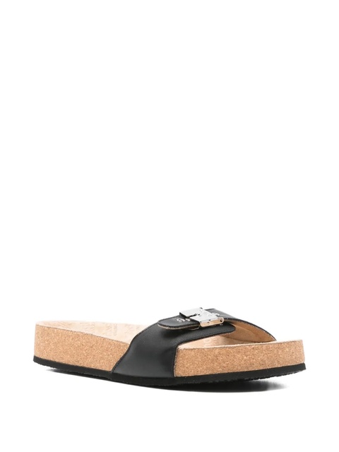 Balenciaga buckle-fastening platform sandals - Black - zdjęcie produktu nr 2
