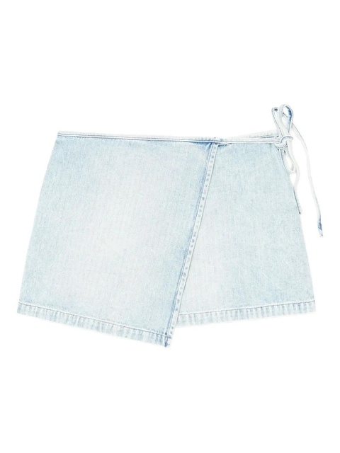 Diesel De-Lem mini wrap skirt - Blue - zdjęcie produktu nr 1