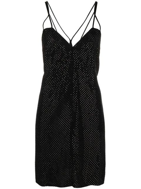 Zadig&Voltaire Rohana rhinestone silk minidress - Black - zdjęcie produktu nr 1