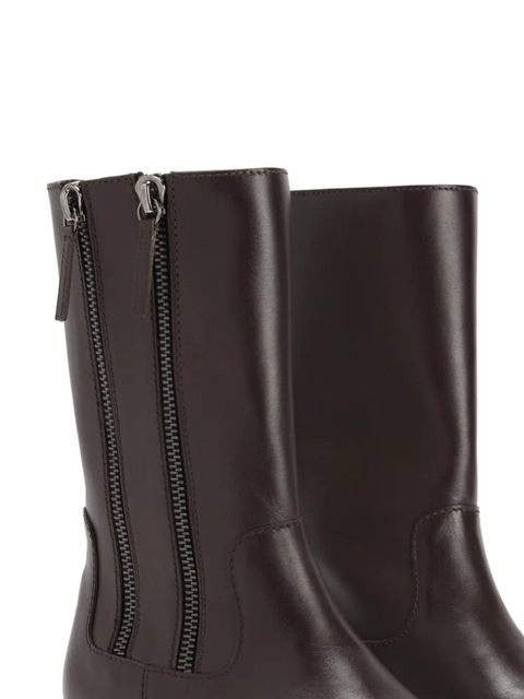 Giuseppe Zanotti Foustine leather ankle boots - Brown - zdjęcie produktu nr 2