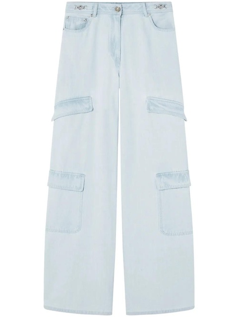 Versace wide-leg cargo jeans - Blue - zdjęcie produktu nr 1