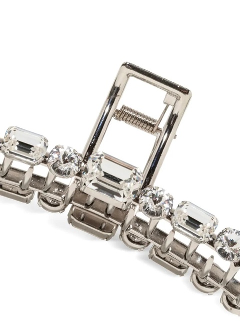 Jennifer Behr Justine crystal-embellished jaw clip - Silver - zdjęcie produktu nr 2