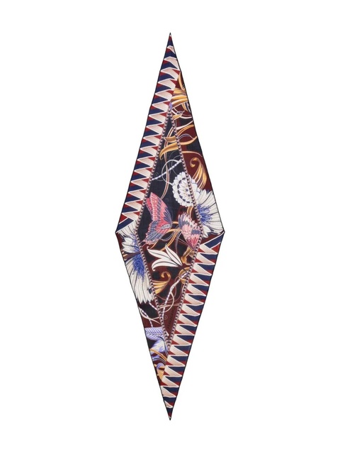 Ferragamo floral-print scarf - Blue - zdjęcie produktu nr 1