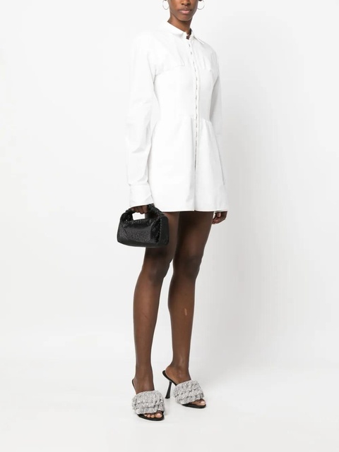 Alexander Wang Scrunchie crystal-embellished mini bag - Black - zdjęcie produktu nr 2