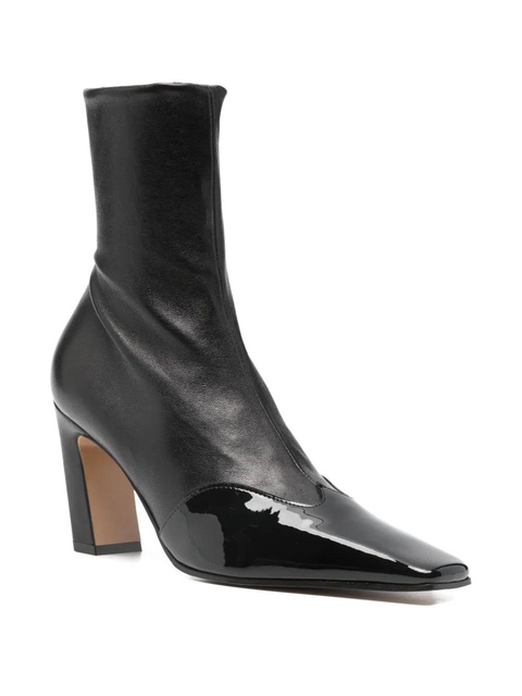 KHAITE 85mm patent pointed boots - Black - zdjęcie produktu nr 1