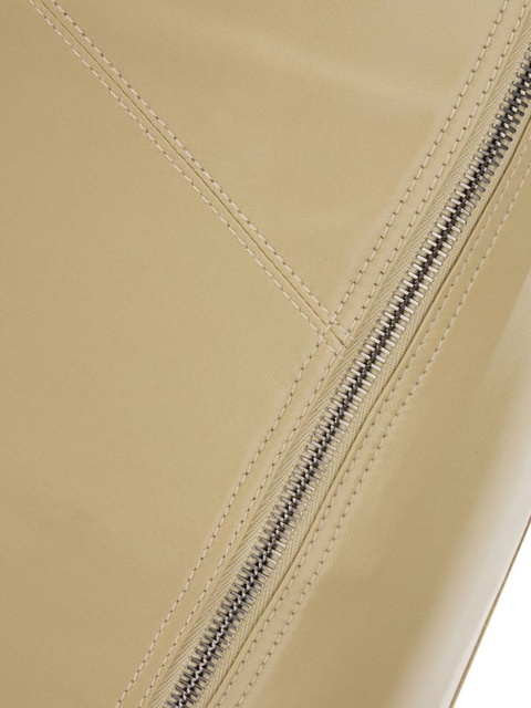 ISABEL MARANT Jeanne leather skirt - Neutrals - zdjęcie produktu nr 2