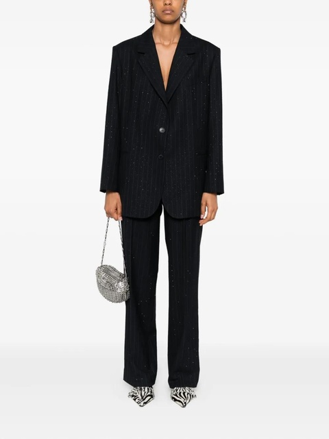 SANDRO pinstripe metallic trousers - Blue - zdjęcie produktu nr 2