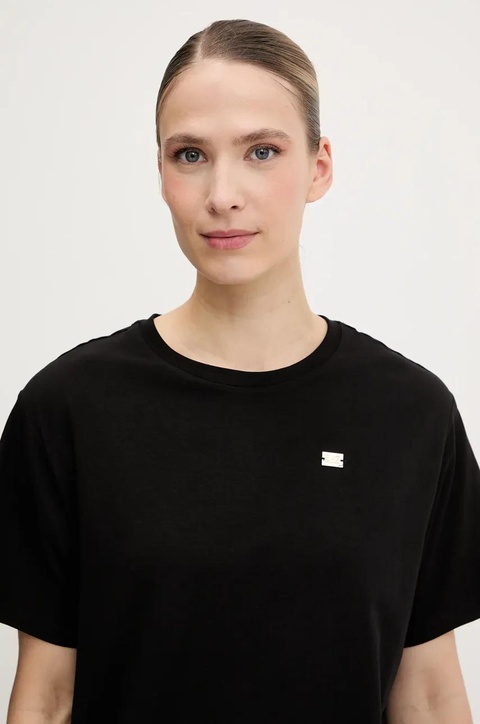 EA7 Emporio Armani t-shirt damski kolor czarny AF10373.7W000028 - zdjęcie produktu nr 2