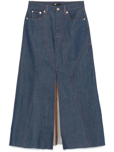 Maje denim midi skirt - Blue - zdjęcie produktu nr 1