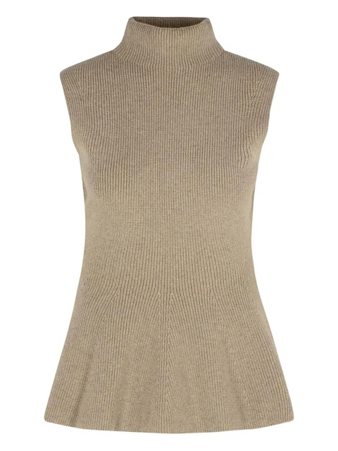 Róhe ribbed-knit tank top - Neutrals - zdjęcie produktu nr 1