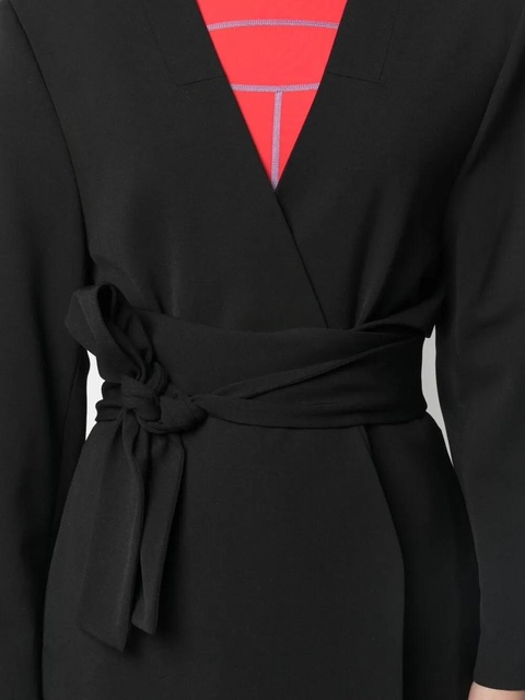 AMBUSH asymmetric-hem belted blazer - Black - zdjęcie produktu nr 2