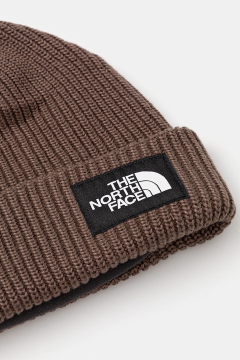 The North Face czapka Salty Lined kolor brązowy NF0A8CGZ1OI1 - zdjęcie produktu nr 2