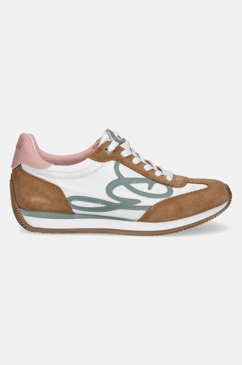 Guess sneakersy SKROLL damskie kolor brązowy FLPSKR SUE12 - zdjęcie produktu nr 2