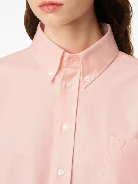 AMI Paris Ami de Coeur-embroidered shirt - Pink - zdjęcie produktu nr 2