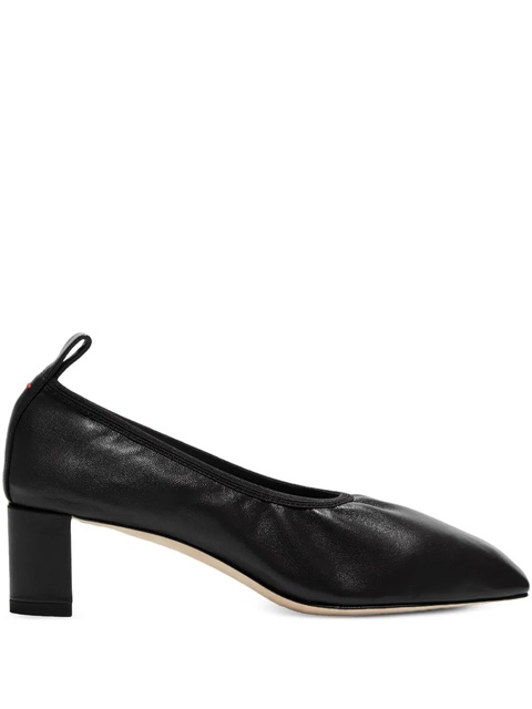 Aeyde 35mm Narissa ruched pumps - Black - zdjęcie produktu nr 1