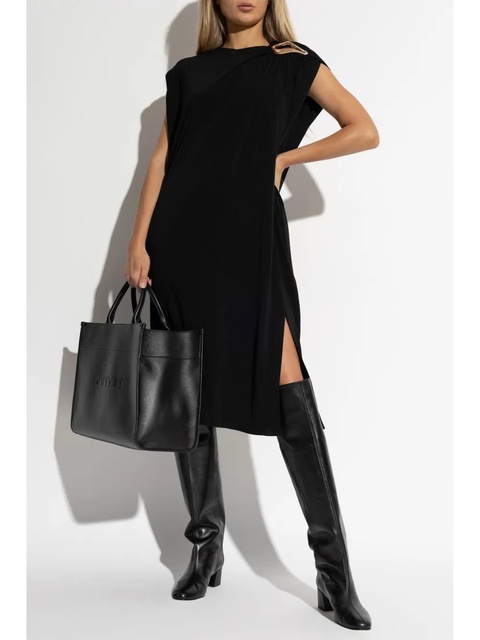 Lanvin sleeveless midi dress - Black - zdjęcie produktu nr 1