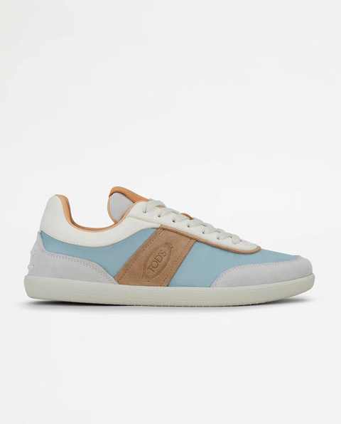TOD'S - Niebieskie sneakersy Tabs - zdjęcie produktu nr 1