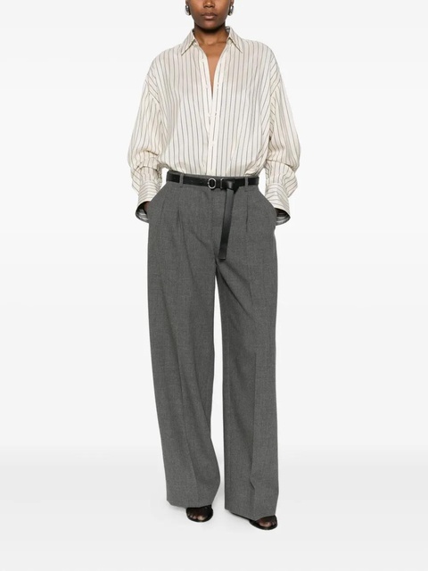 Jil Sander belted pants - Grey - zdjęcie produktu nr 2