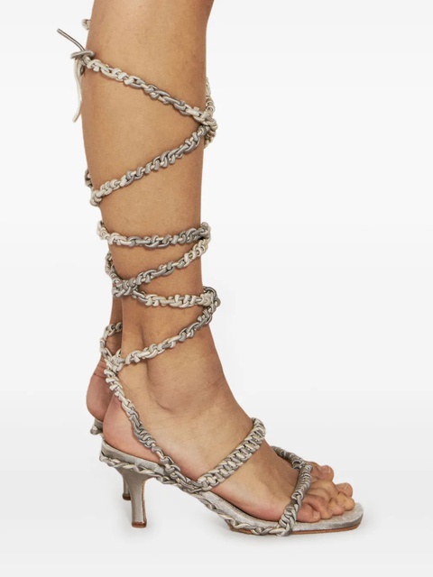 Isa Boulder Roots sandals - Silver - zdjęcie produktu nr 2