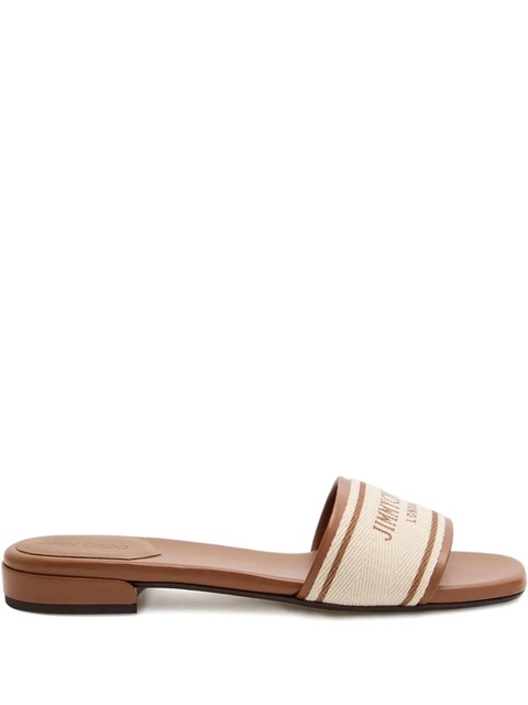 Jimmy Choo Joa leather sandals - Brown - zdjęcie produktu nr 1