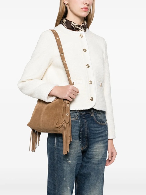 Maje mini Miss M suede bag - Brown - zdjęcie produktu nr 2