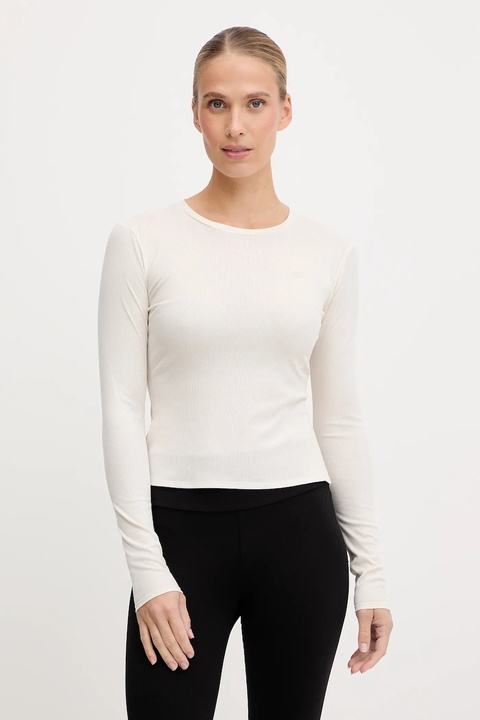 New Balance longsleeve treningowy damski kolor beżowy WT53133PEF - zdjęcie produktu nr 1
