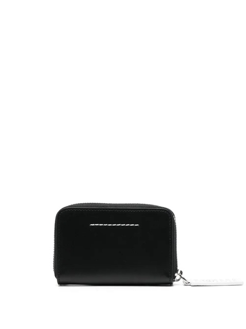 MM6 Maison Margiela Japanese 6 zip-around wallet - Black - zdjęcie produktu nr 1