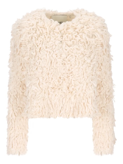 ISABEL MARANT Fedra faux-fur jacket - Neutrals - zdjęcie produktu nr 1