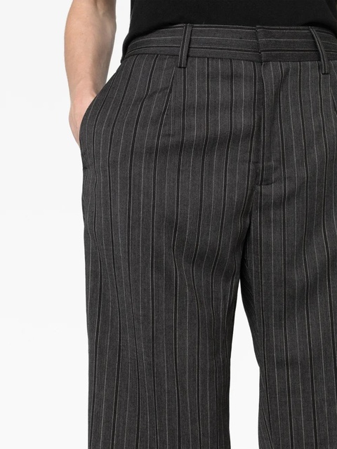 Alessandra Rich pinstriped tailored trousers - Grey - zdjęcie produktu nr 2
