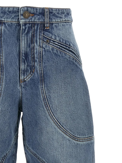 ISABEL MARANT Catarina panelled jeans - Blue - zdjęcie produktu nr 2