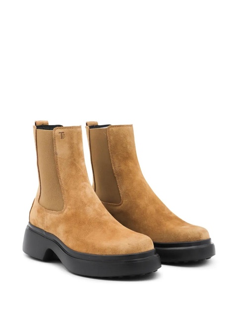 Tod's elastic-panel chelsea boots - Brown - zdjęcie produktu nr 2