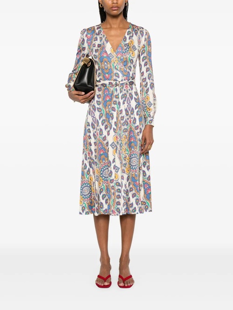 ETRO paisley-print midi dress - Neutrals - zdjęcie produktu nr 2