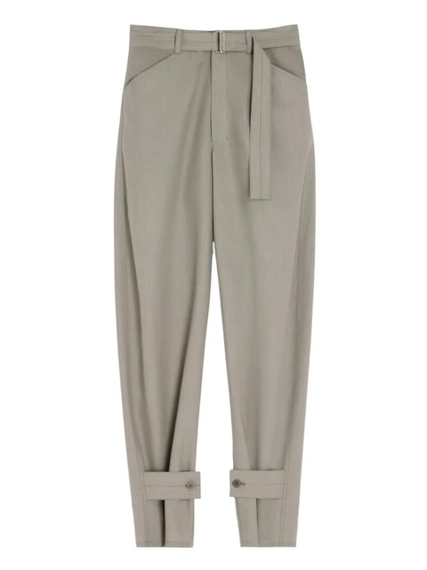 LEMAIRE belted button-tab trousers - Neutrals - zdjęcie produktu nr 1