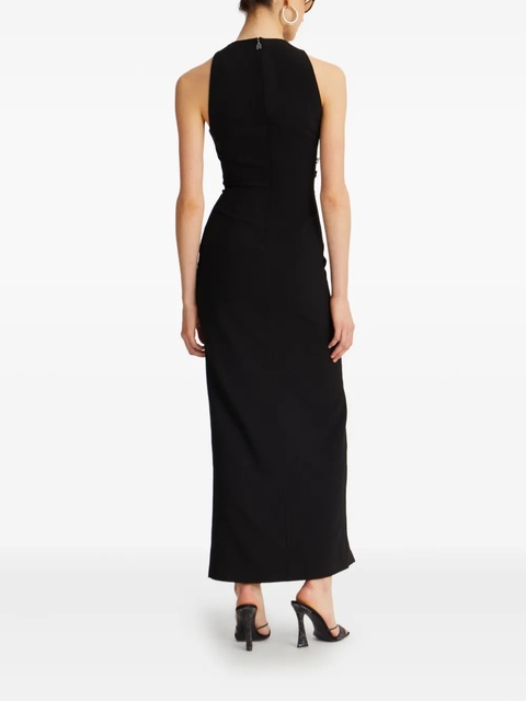 ROTATE BIRGER CHRISTENSEN button-embellished midi dress - Black - zdjęcie produktu nr 2