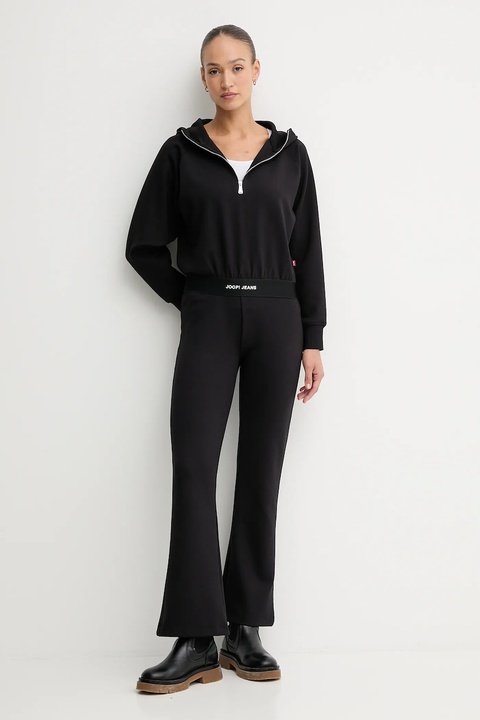 Joop! spodnie dresowe damskie kolor czarny gładkie 30048514 - zdjęcie produktu nr 2