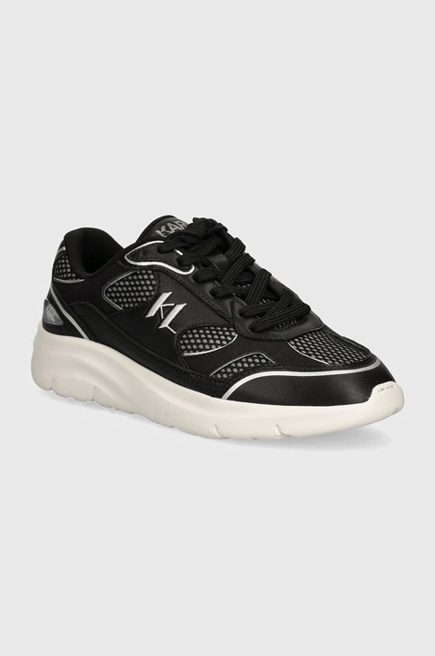 Karl Lagerfeld sneakersy skórzane SERGER kolor czarny KL63620 - zdjęcie produktu nr 1