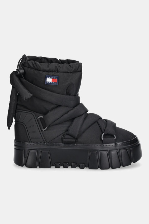 Tommy Jeans śniegowce TJW CHUNKY SNOW BOOT NYLON kolor czarny EN0EN02842 - zdjęcie produktu nr 2
