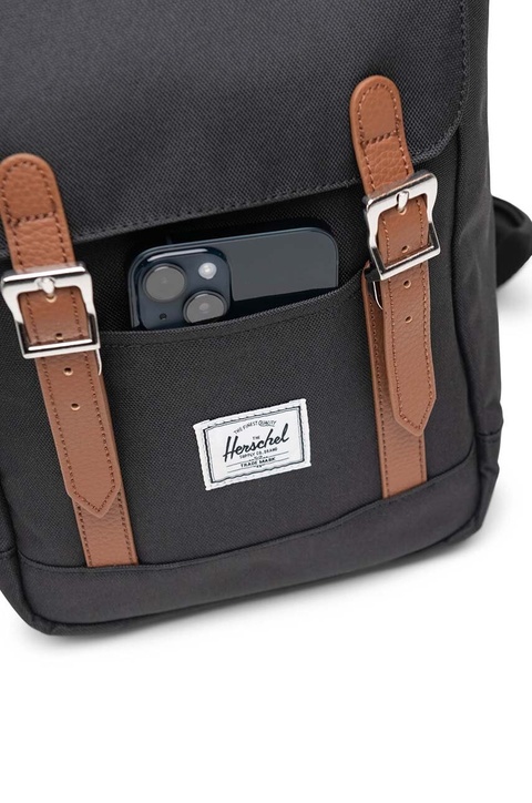 Herschel Plecak Retreat™ Mini kolor czarny mały gładki - zdjęcie produktu nr 2