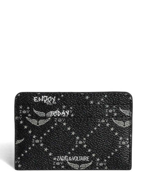 Zadig&Voltaire pass monogram cardholder - Blue - zdjęcie produktu nr 1