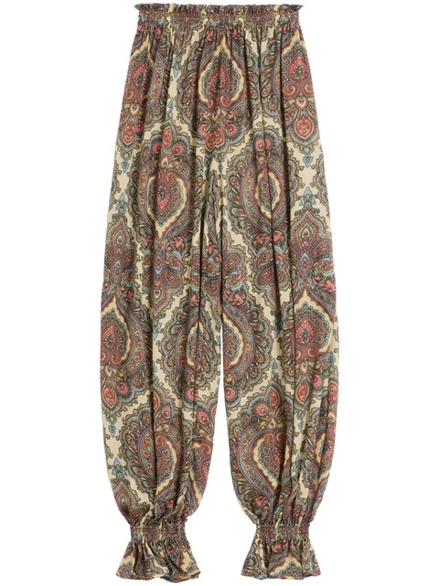 Valentino Garavani Voyage Imaginaire-print trousers - Red - zdjęcie produktu nr 2